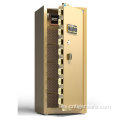 Tiger Safes Classic Series-Gold de 180 cm de altura con bloqueo de huellas dactilares